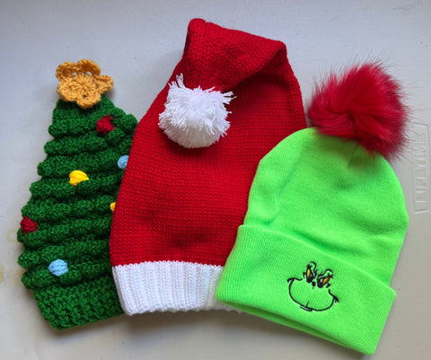 HATS: knit and crocheted