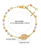 Virgin Mary Rosary Bracelet ￼