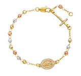 Virgin Mary Rosary Bracelet ￼
