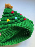 Christmas Tree Hat with star for adults and kids