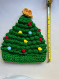 Christmas Tree Hat with star for adults and kids