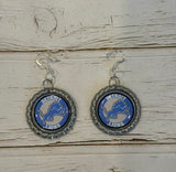 Lions Bottle Cap Earrings