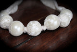 Lace and Ivory Pearl Necklace for babies, children and adults. Vintage Look!